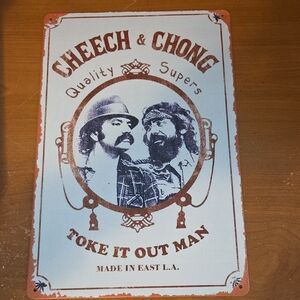 Cheech & Chong Metal Sign